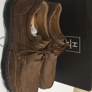 Harrison Myles men’s lace up loafer
